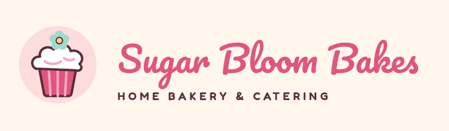 Sugar Bloom Bakes: Logo · Home bakery & catering